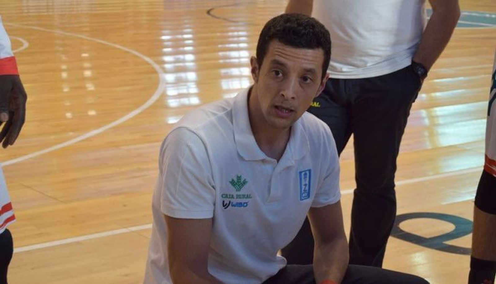 Saulo Hernández durante un partido