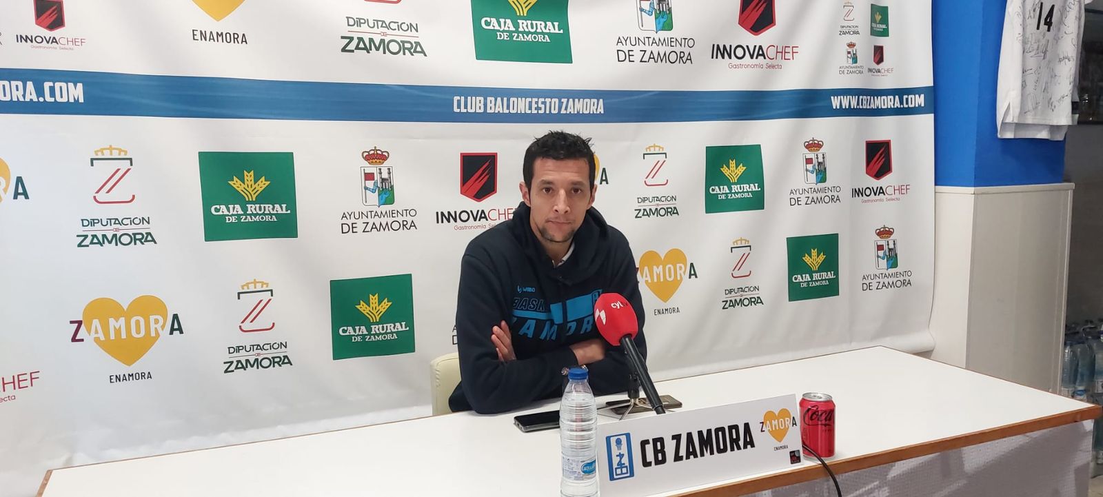 Saulo Hernández, en rueda de prensa