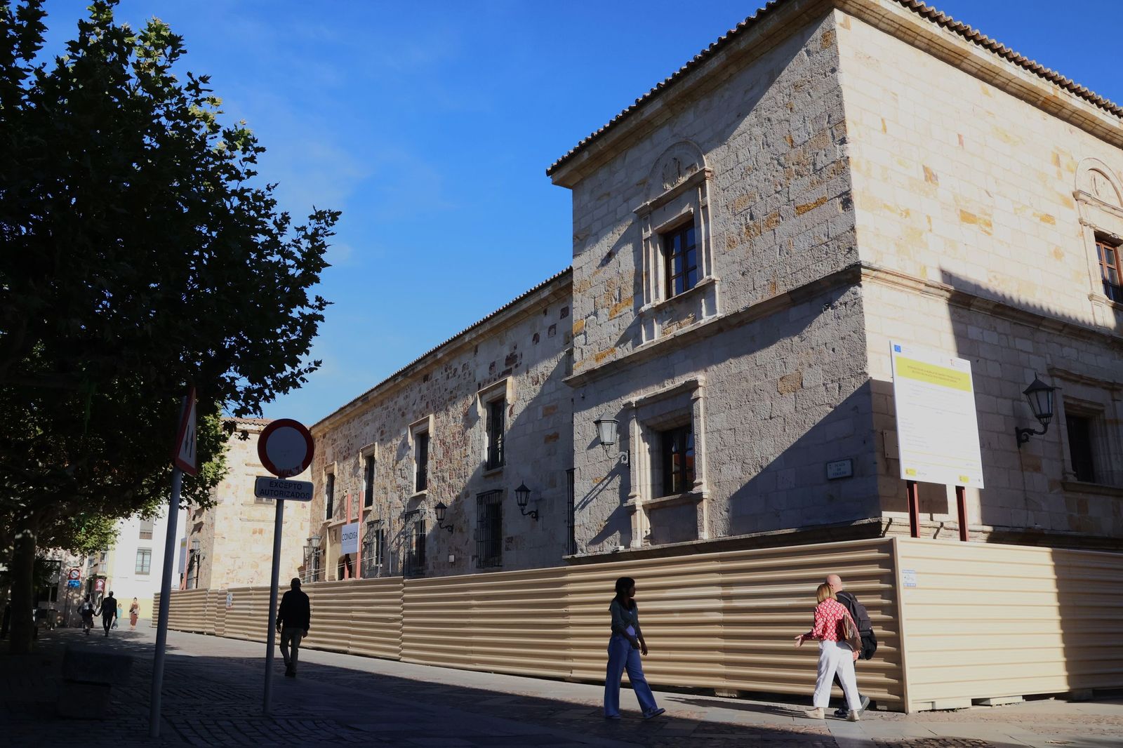 Imagen de las obras del Parador de Zamora