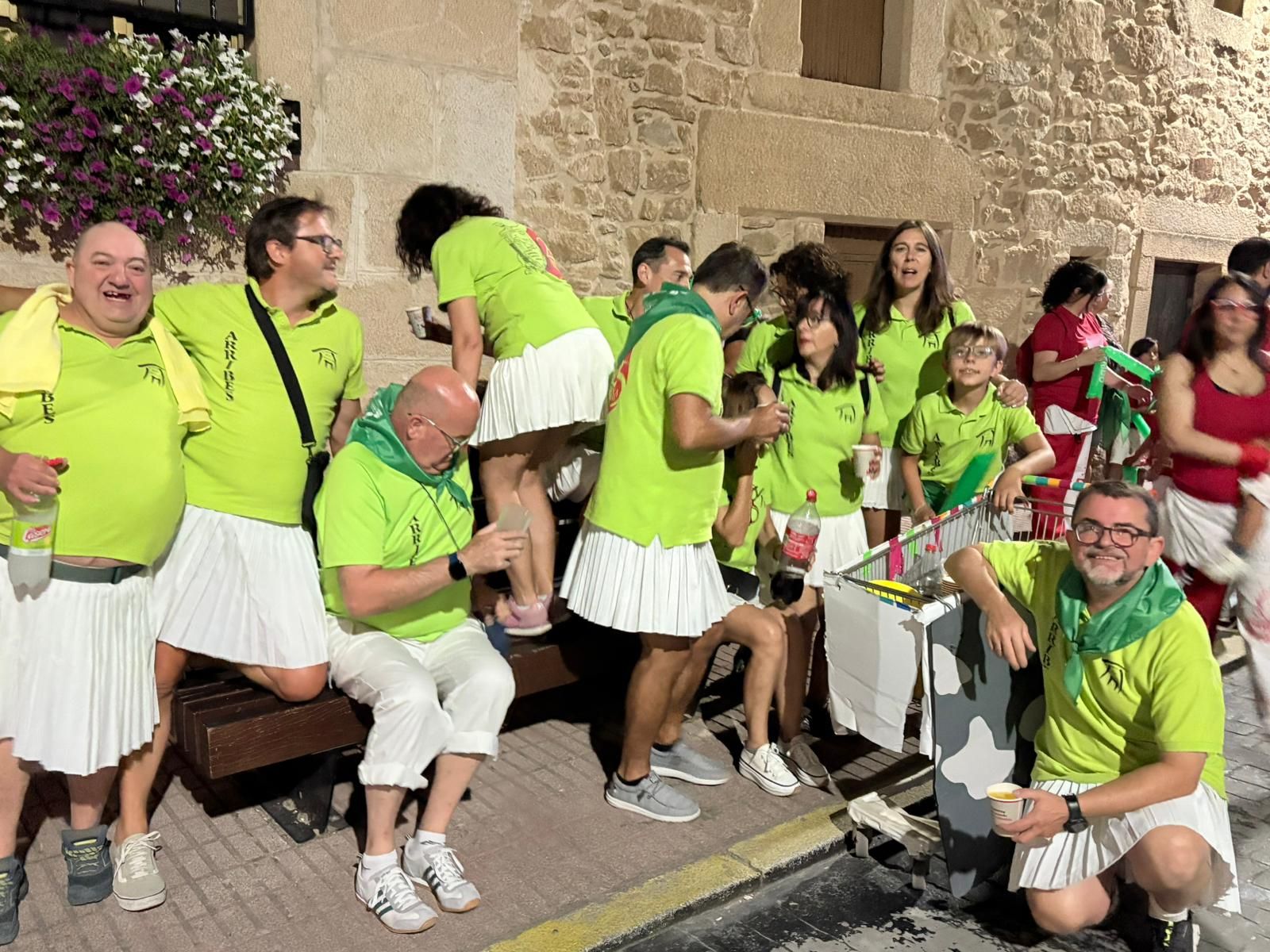 Desfile de peñas de Aldeadávila