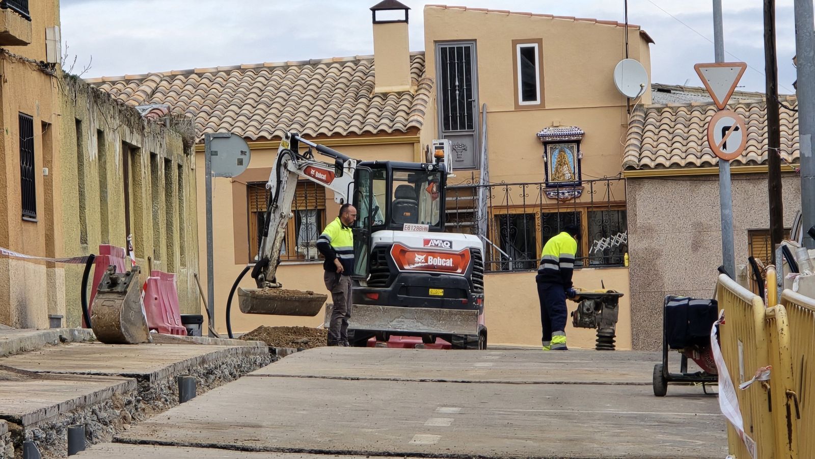 Obras en el barrio de Chamberi y calle cordel en vistahermosa Obras en el barrio de Chamberi y calle cordel en vistahermosa