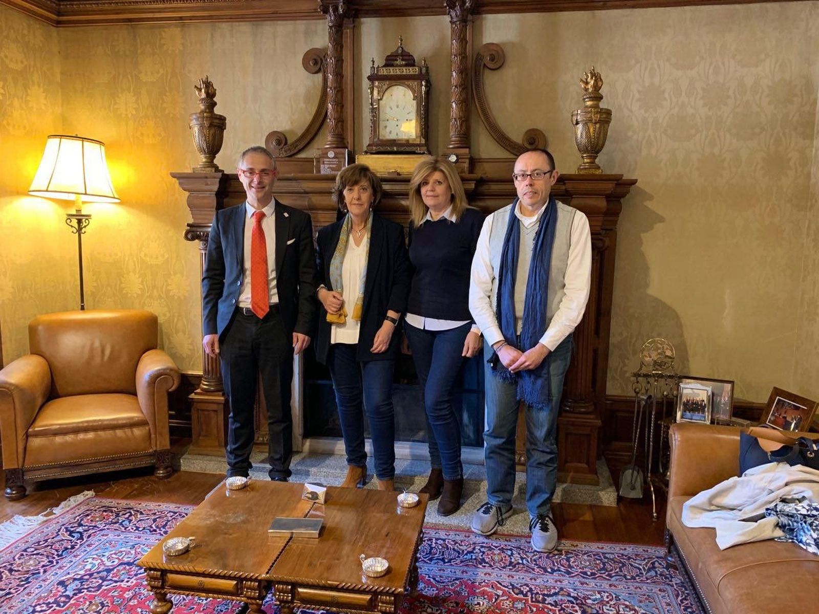 Isabel Mñoz, Genaro Luís García, Maria Ángeles Pérez y Ricardo Rivero