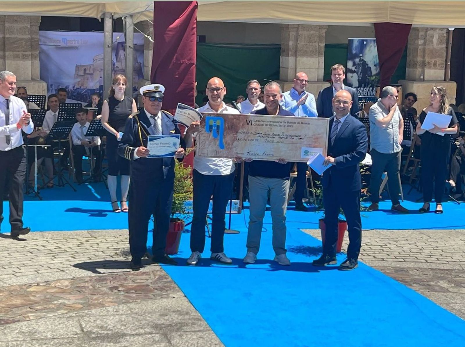 Entrega de premios del VI Certamen Internacional de Bandas Ciudad de Benavente. FOTO: Benavente Digital