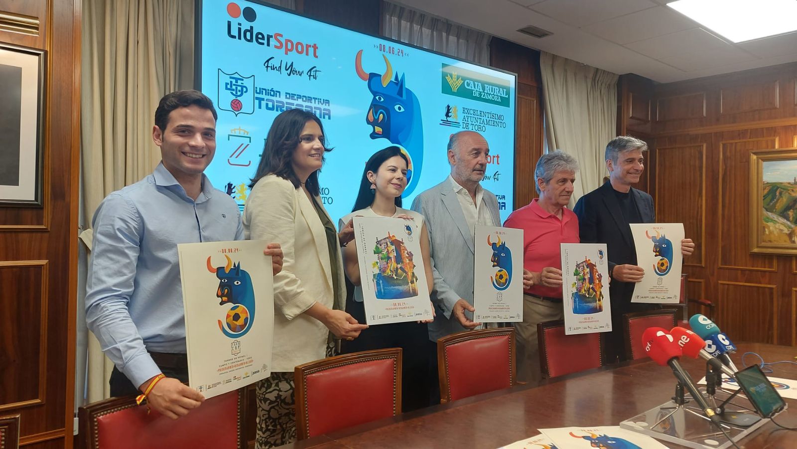 Presentación del I Torneo de Fútbol Base de Toro