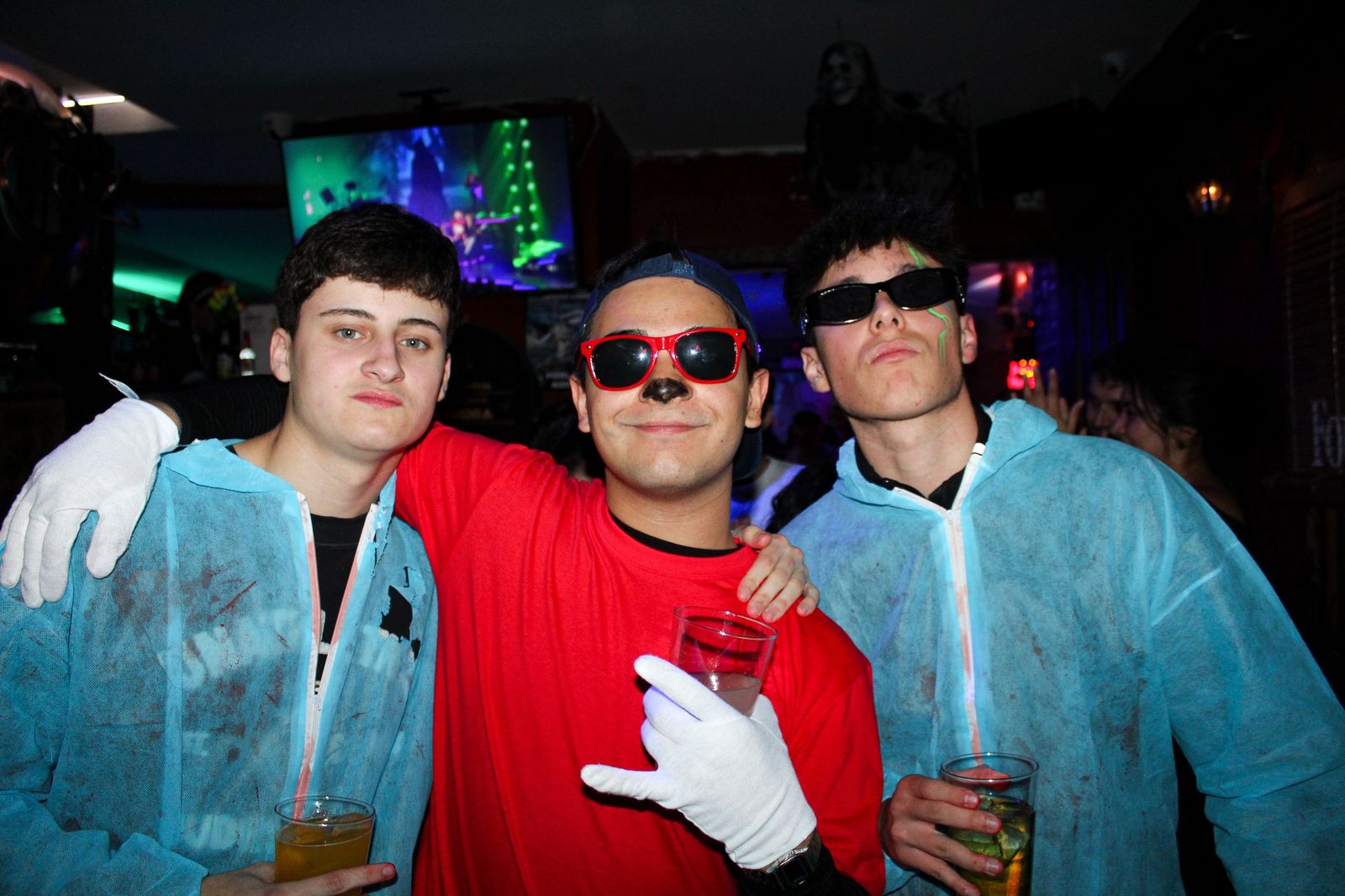 Salamanca de noche, viernes 31 de octubre