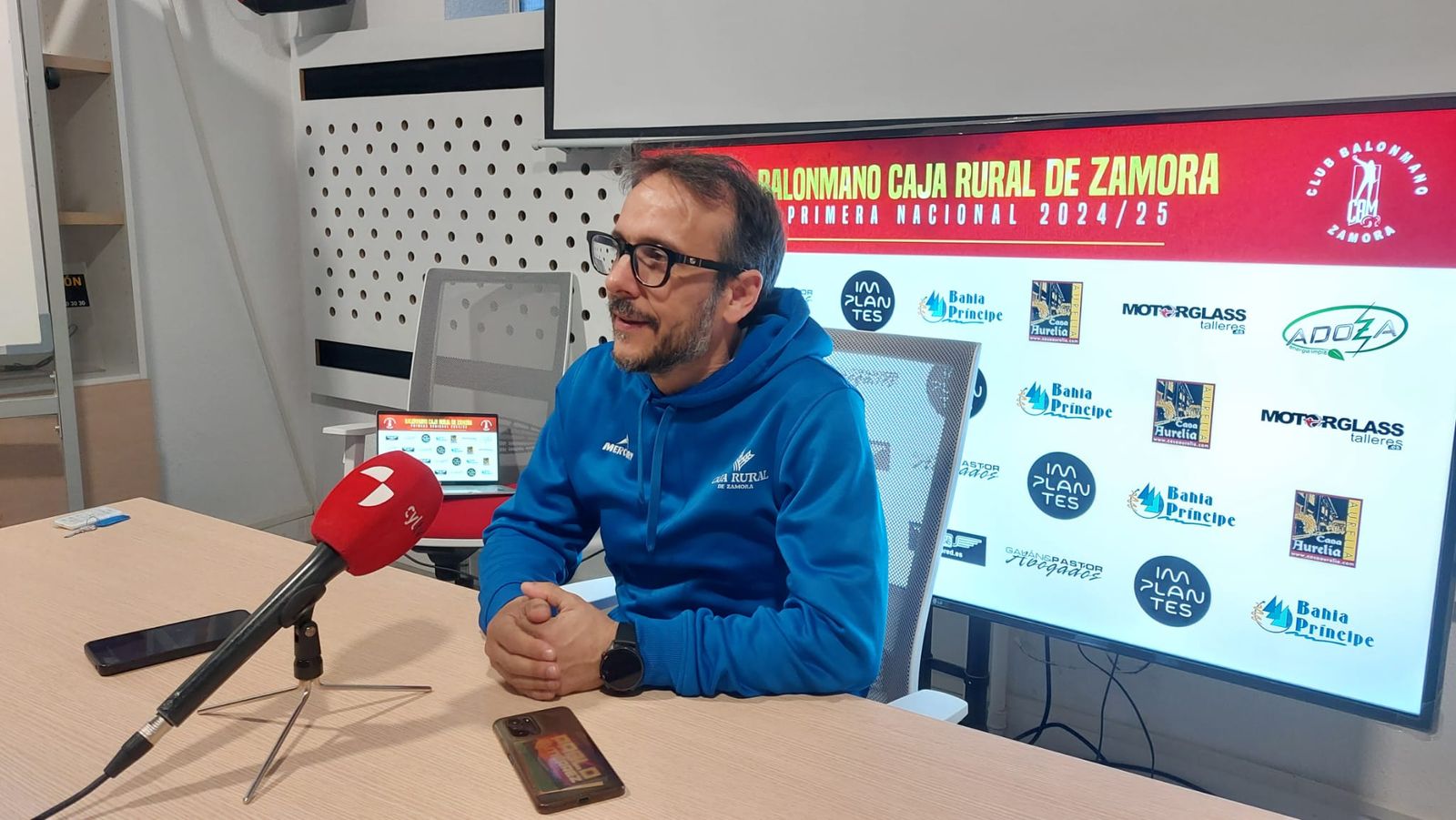 Felix Mojón, en rueda de prensa