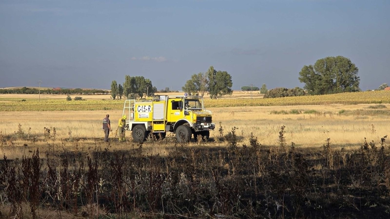 Se incendia un turismo en la DSA-660