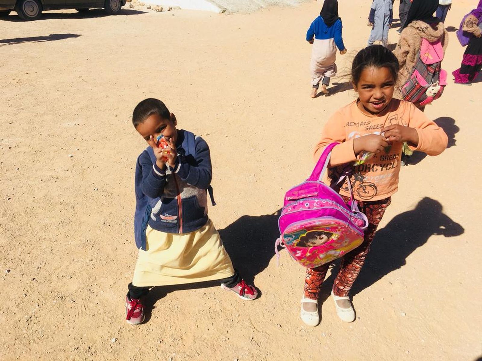Niños saharauis en el campamento | (Ampusasa)