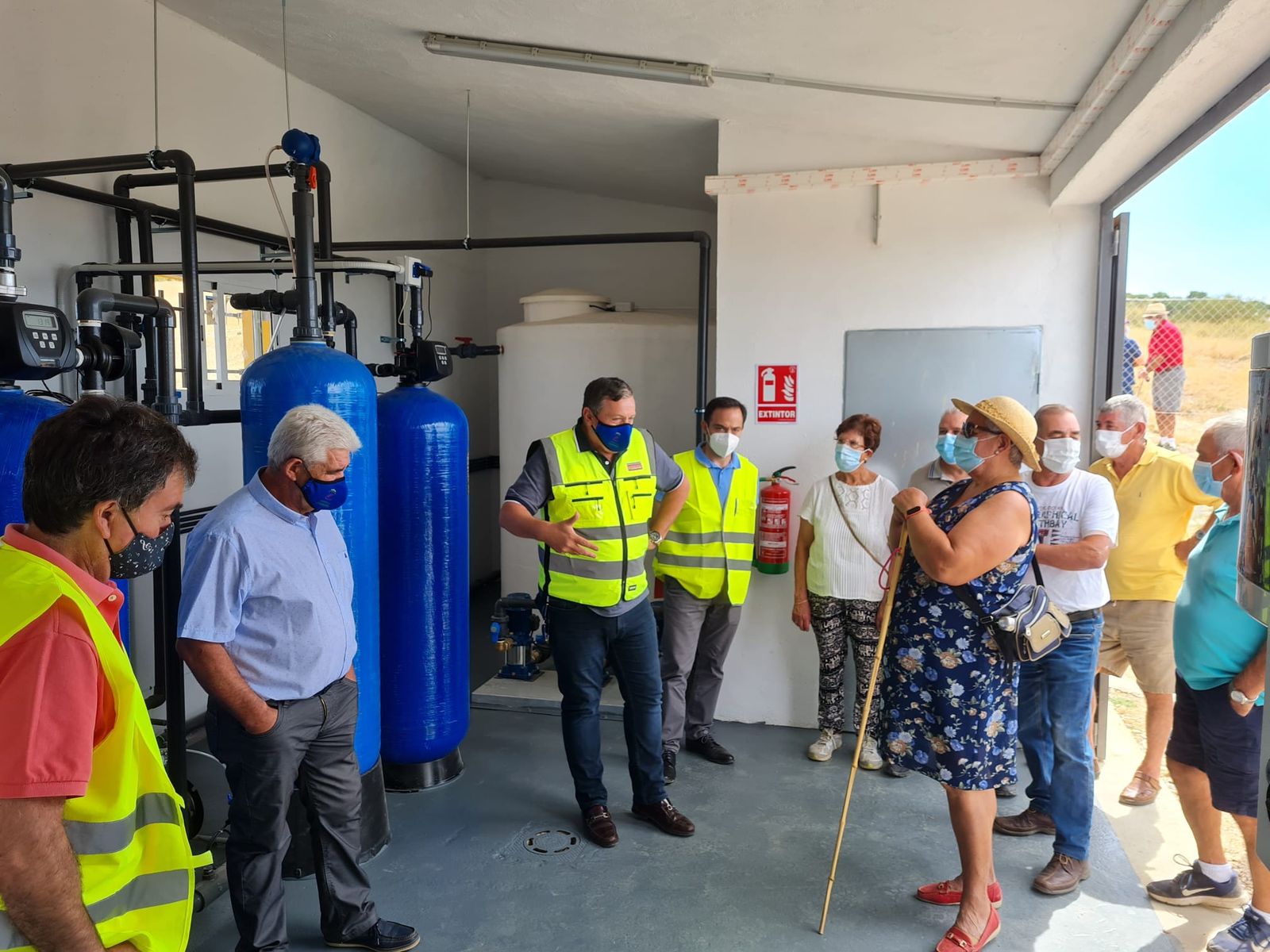 Nueva estación de tratamiento de la Diputación en San Blas