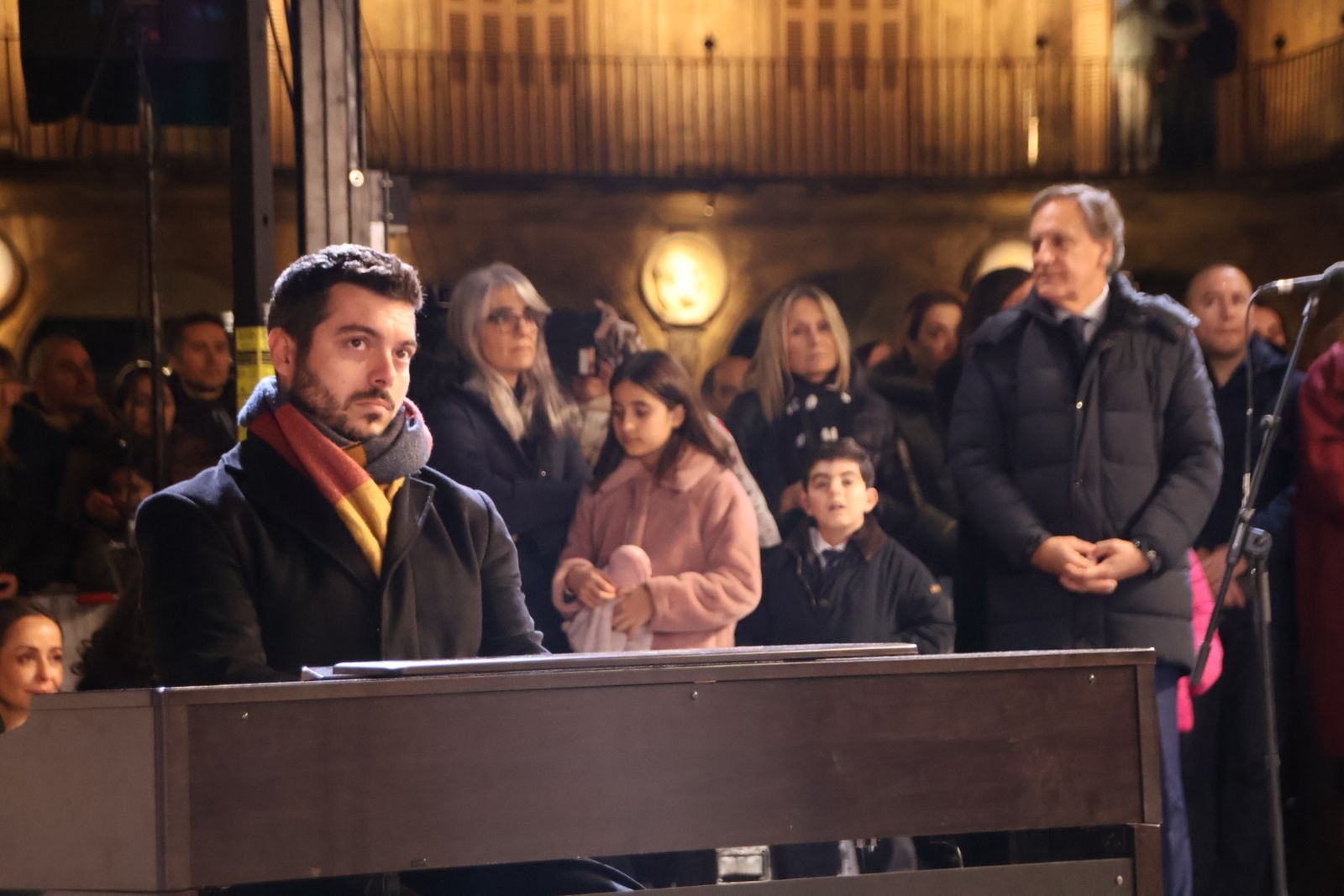Encendido luces de Navidad en la Plaza Mayor