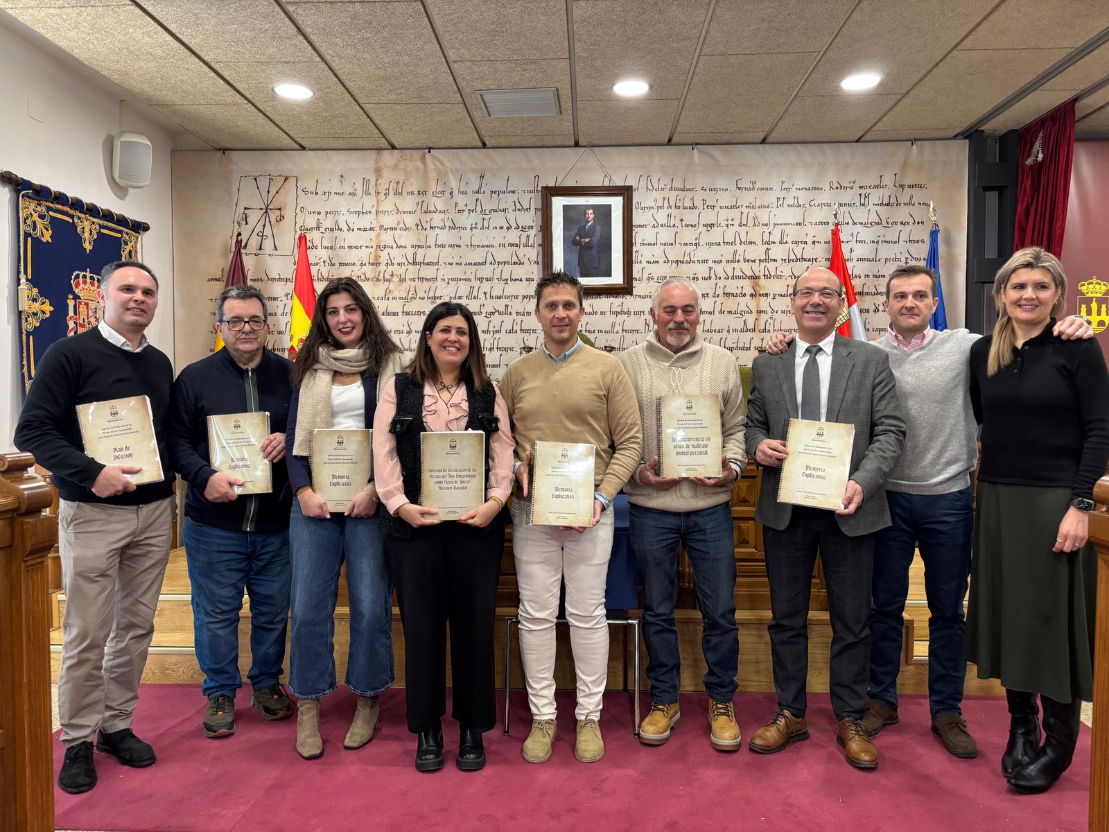 Benavente da un paso más para que el 'Toro Enmaromado' sea Fiesta de Interés Turístico Nacional