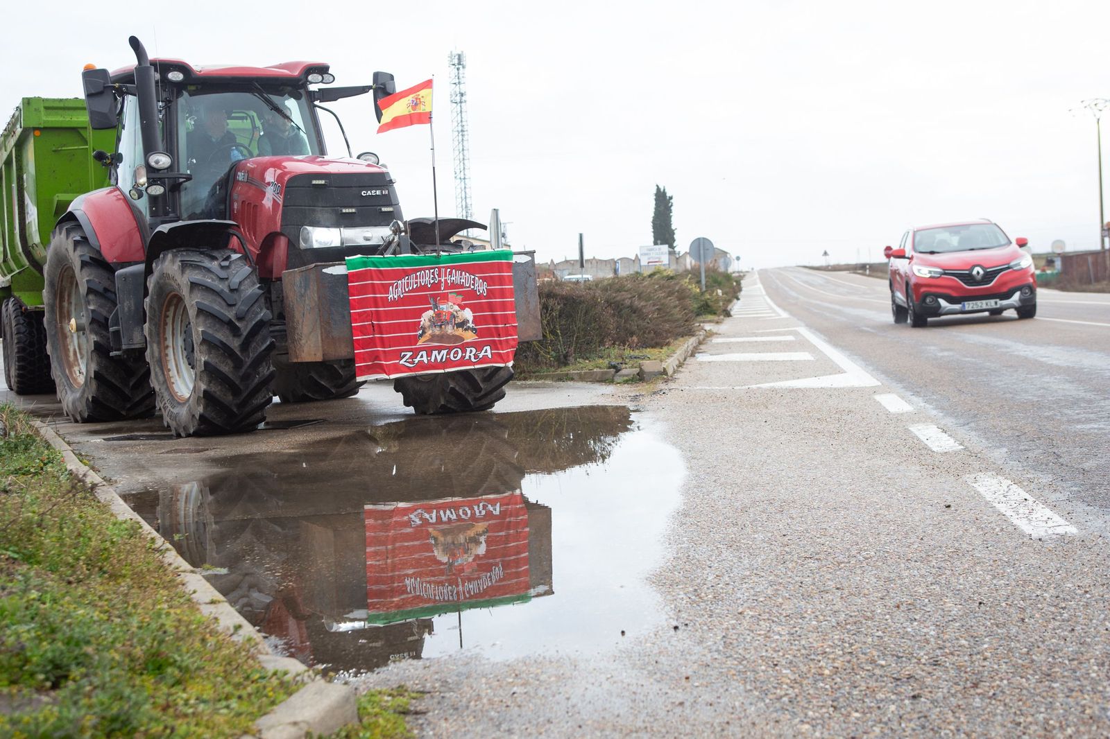 Tractorada por las carreteras de Zamora