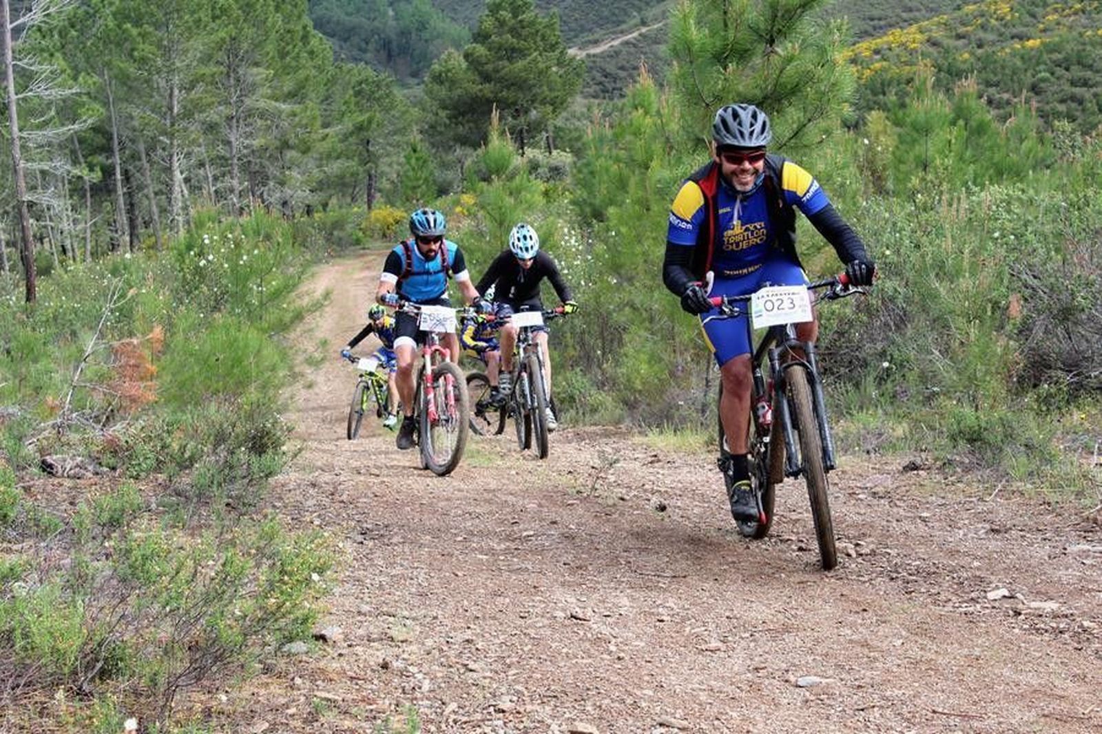 Una prueba de BTT en la provincia. Archivo