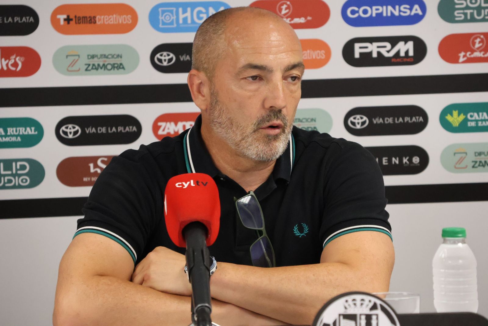 Juan Sabas en rueda de prensa.Archivo