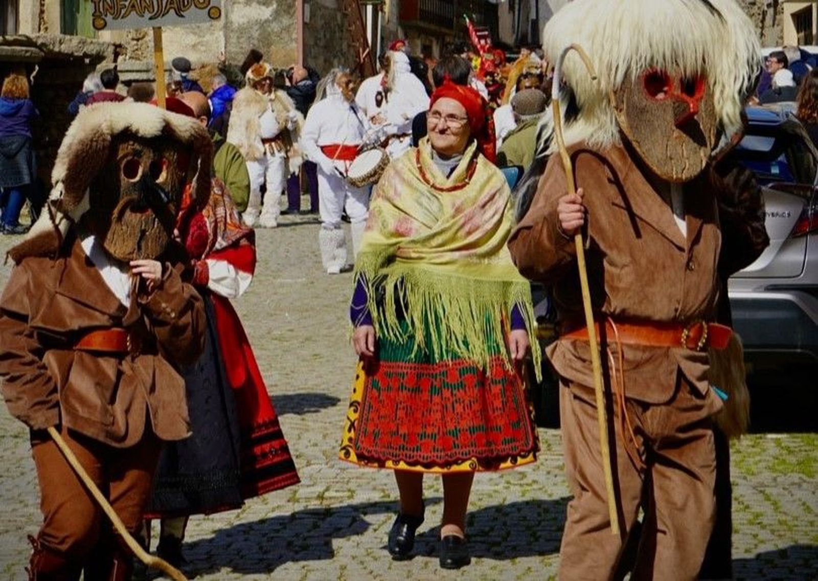 Las mascaradas de Zamora inundan Portugal