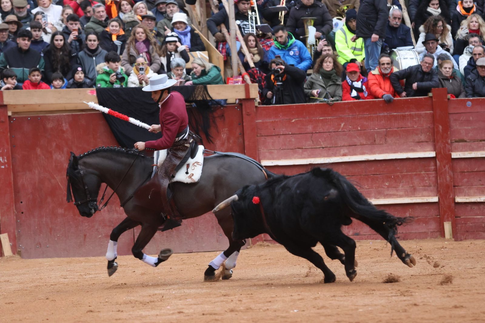 Novillada sin picadores del bolsín taurino y rejones en Ciudad Rodrigo