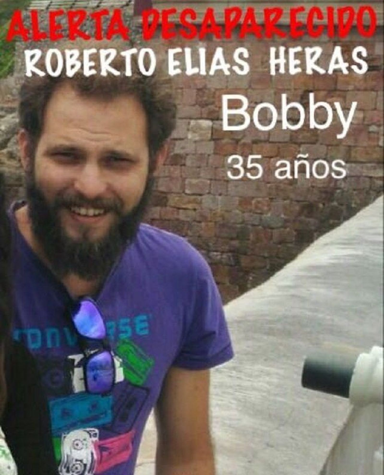 Alerta desactivada: Roberto Elías ha sido localizado