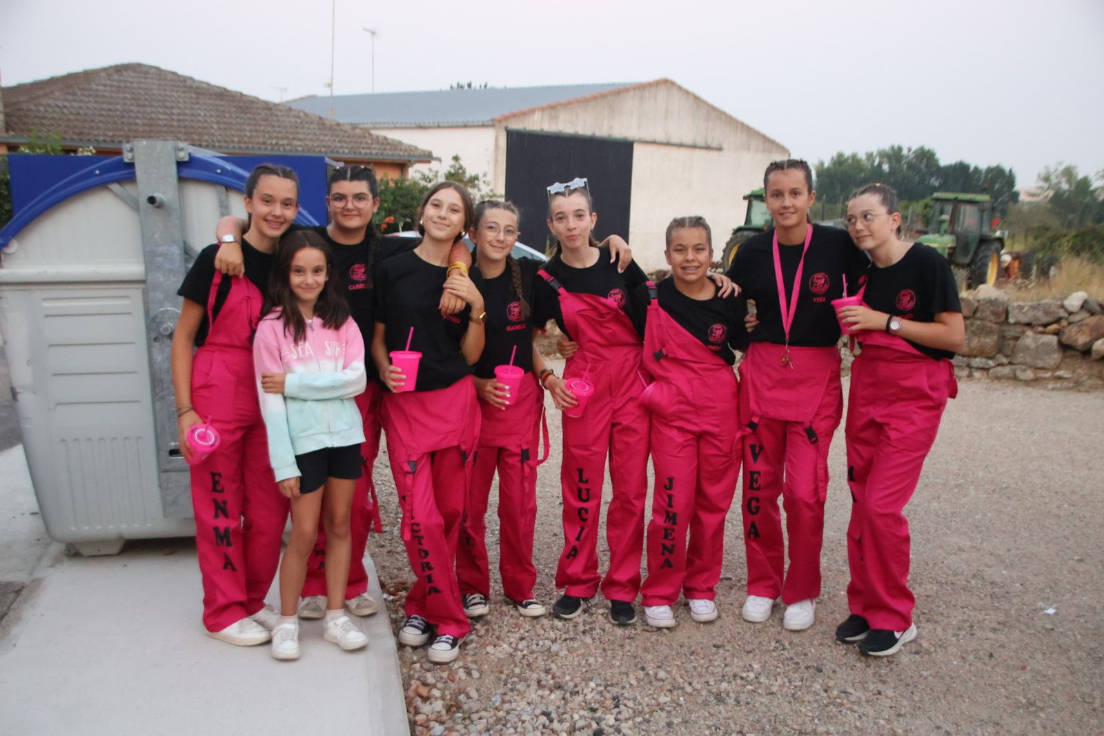 Villagonzalo, cena de chichas en la pista 