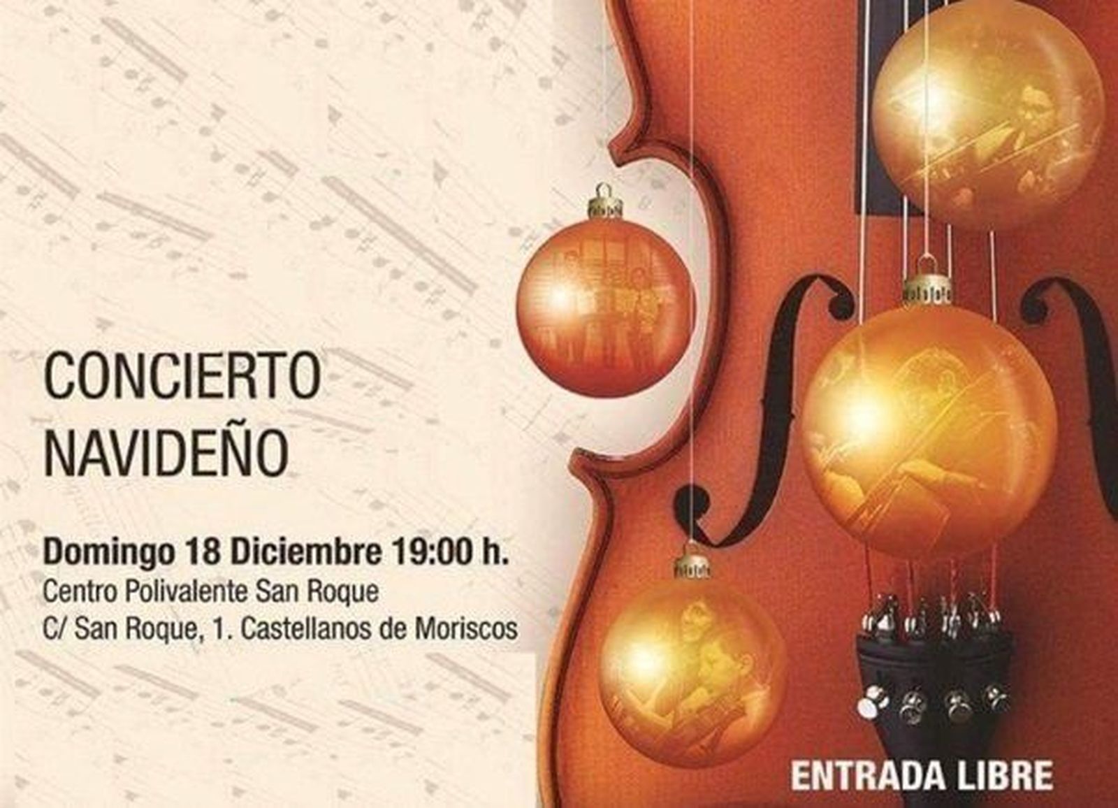 El concierto de villancicos abre este domingo el programa navideño de Castellanos de Moriscos