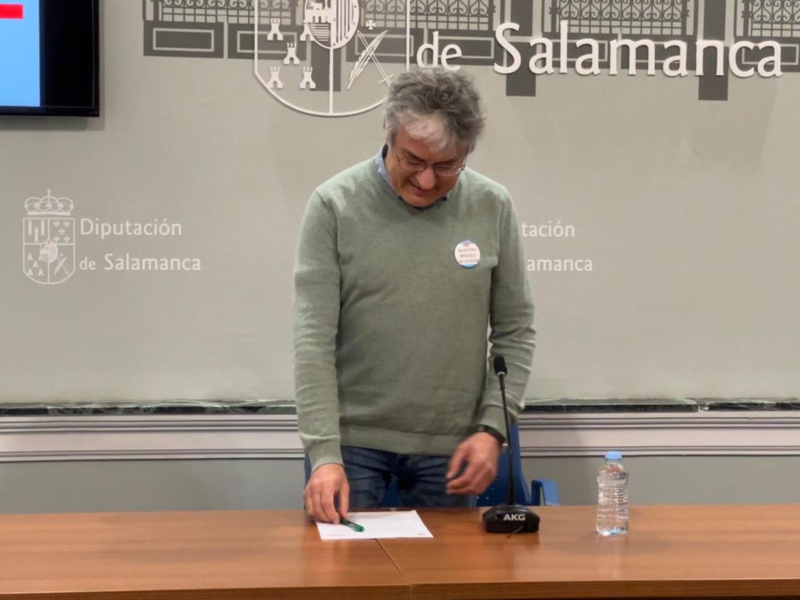 Fernando Rubio, portavoz del grupo socialista en la Diputación. Foto S24H