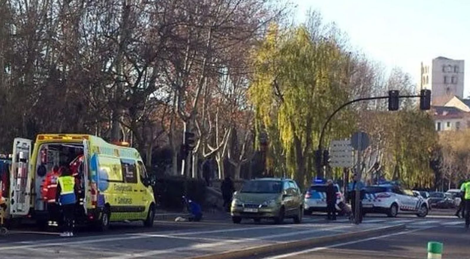 Atropello en la avenida de la Feria. Archivo
