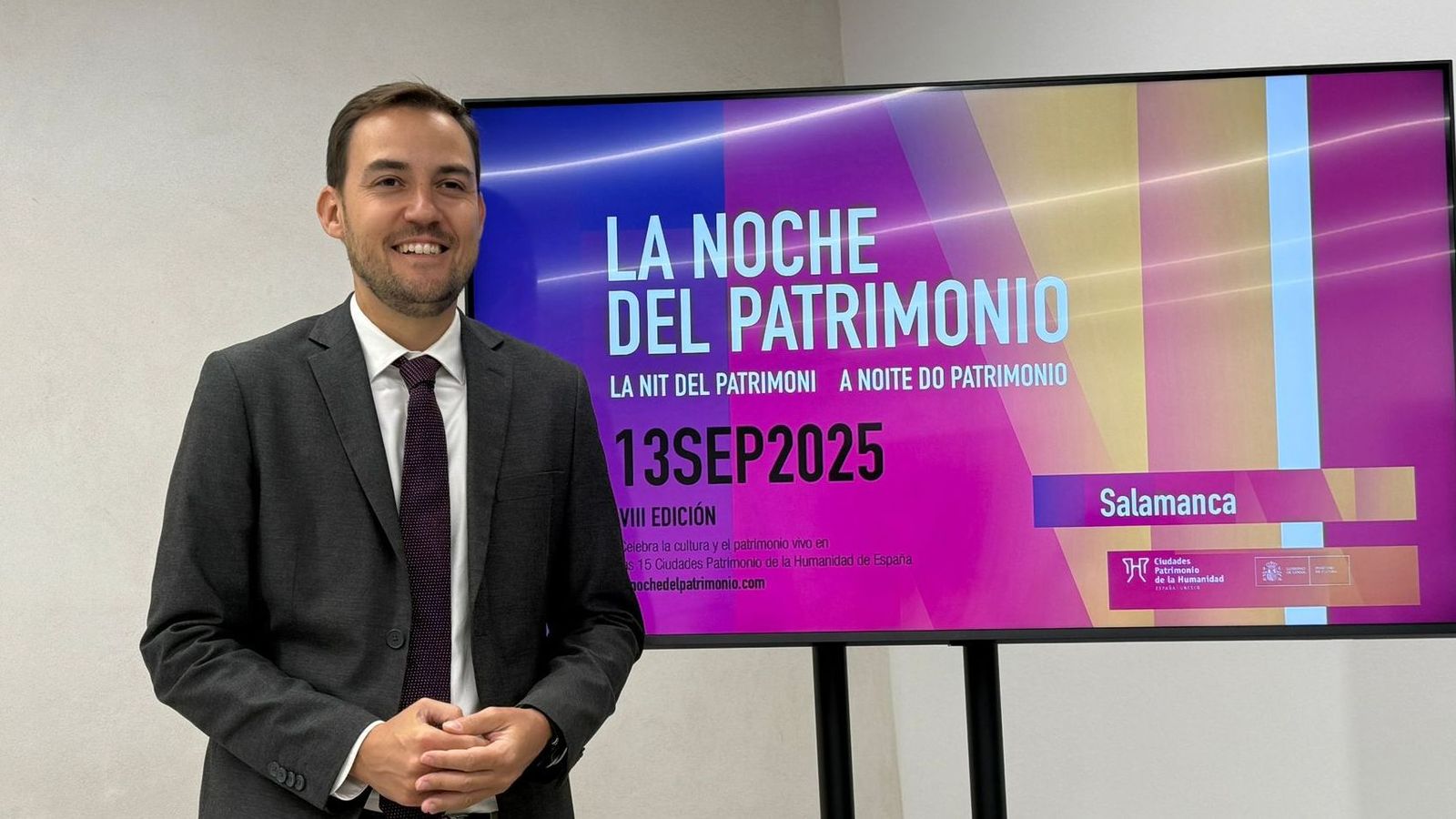 El concejal de Turismo, Ángel Fernández, presenta una nueva edición de La Noche del Patrimonio