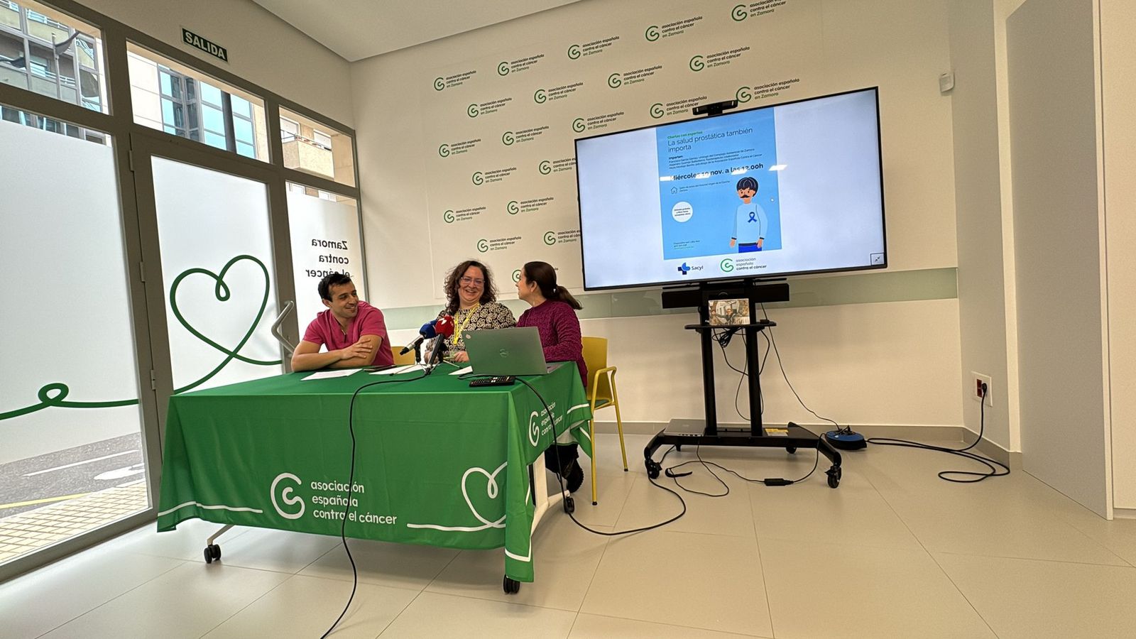 Un instante de la presentación