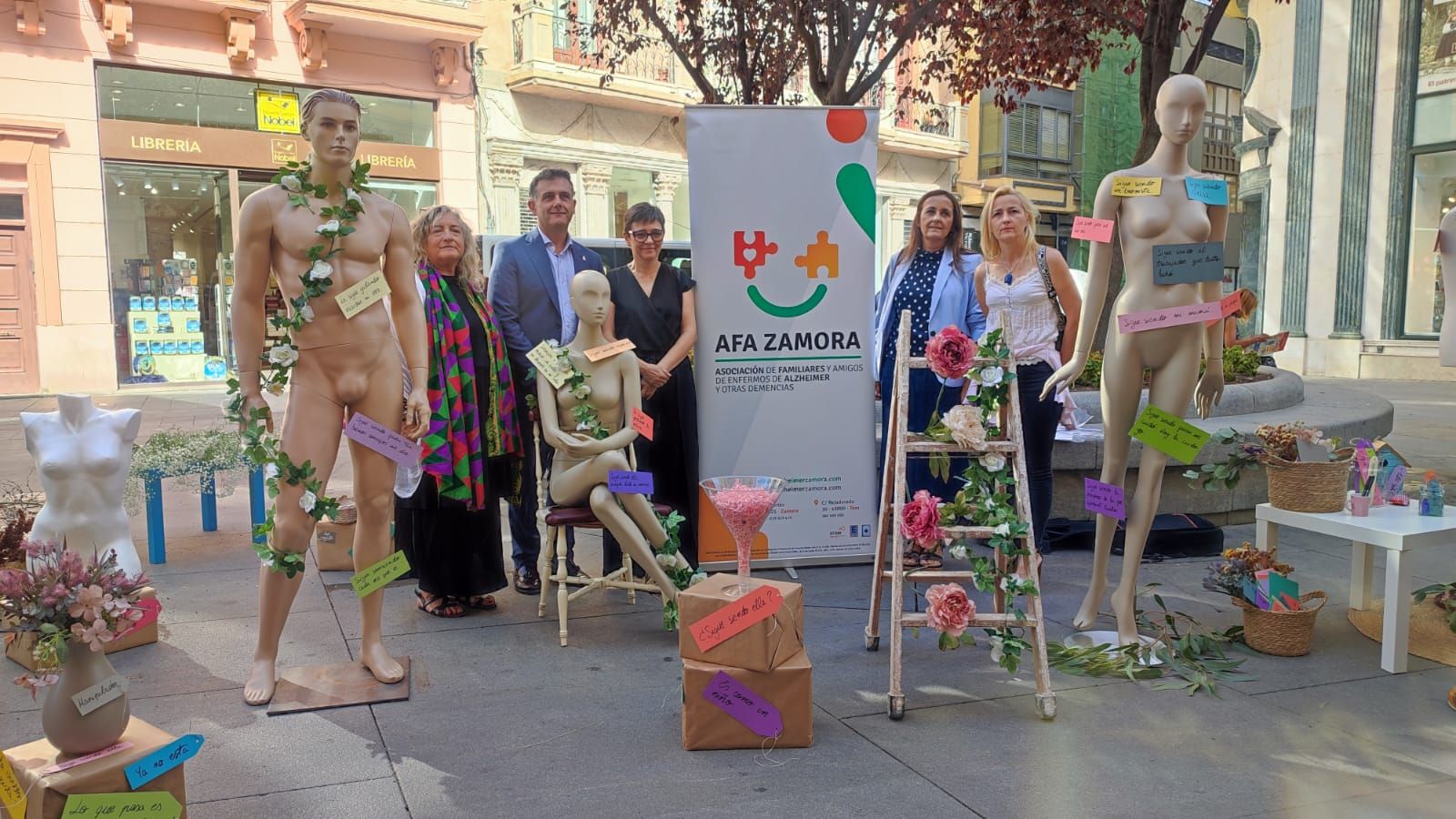 Acto se sensibilización de AFA Zamora con motivo del Día Mundial del Alzheimer