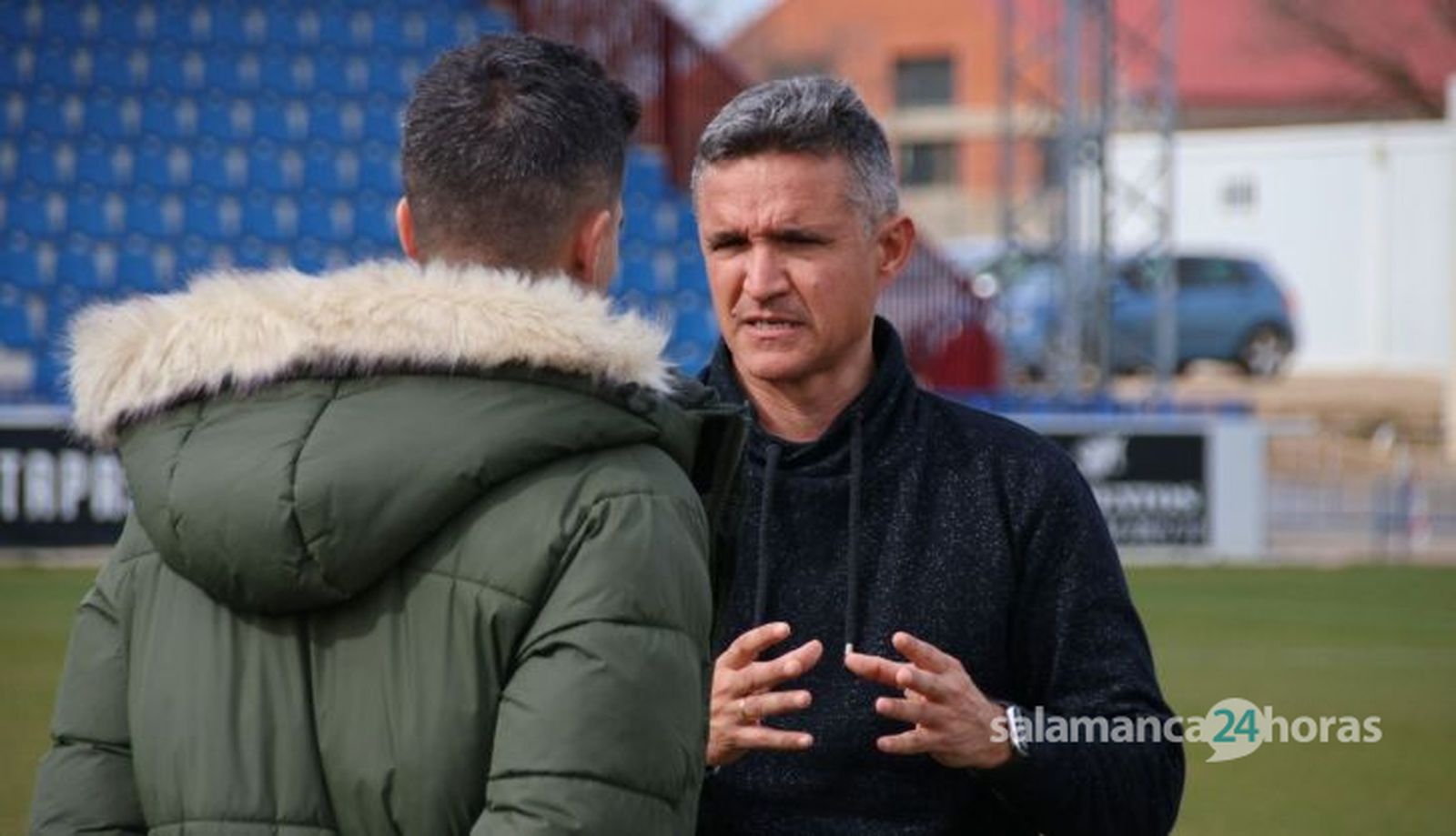 Dani Ponz cumple un año como entrenador de Unionistas | FOTO Andrea M