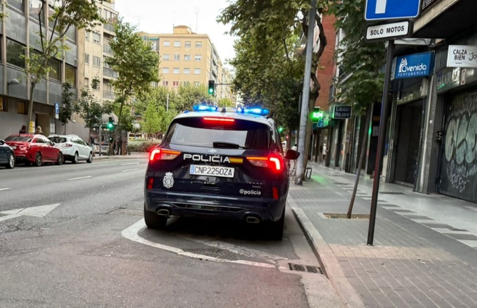 Vehículo de la Policía Nacional de Salamanca. Foto de archivo