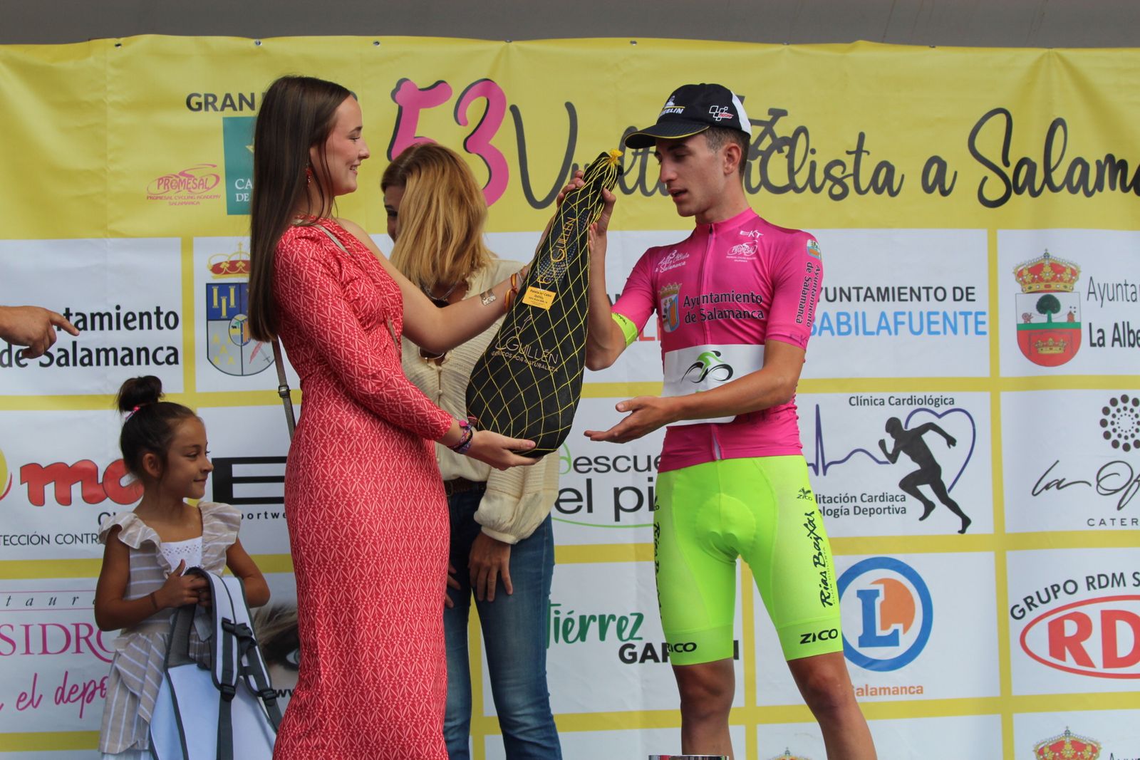 Entrega de premios de la 53ª Vuelta Ciclista a Salamanca
