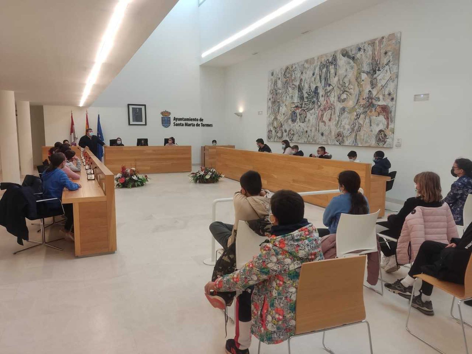 Visita alumnos Carmen Martin Gaite Santa Marta