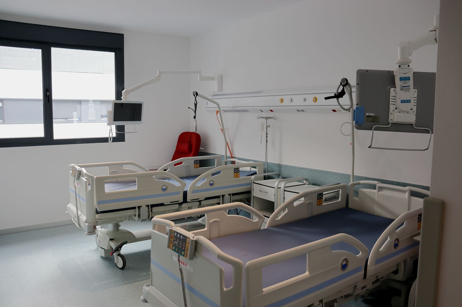 Habitación tipo de planta de hospitalización