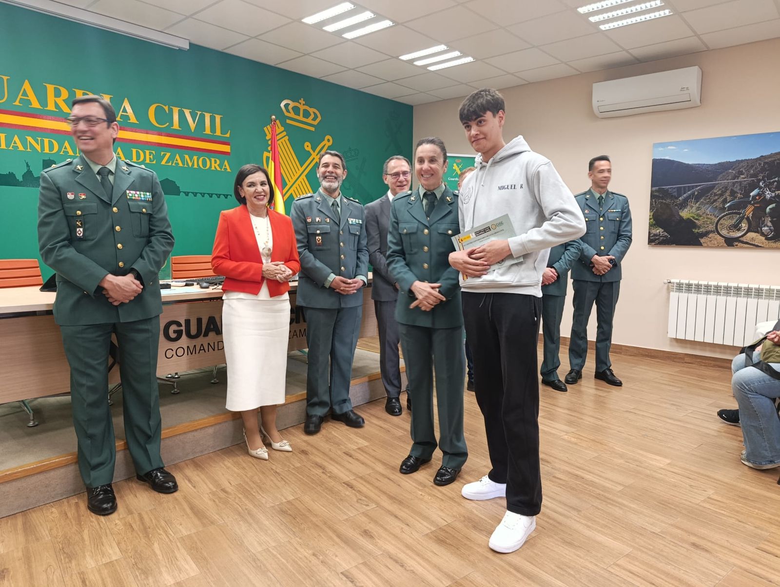 GALERÍA | Entrega de diplomas a los clasificados de Zamora en la Ciberliga de la Guardia Civil