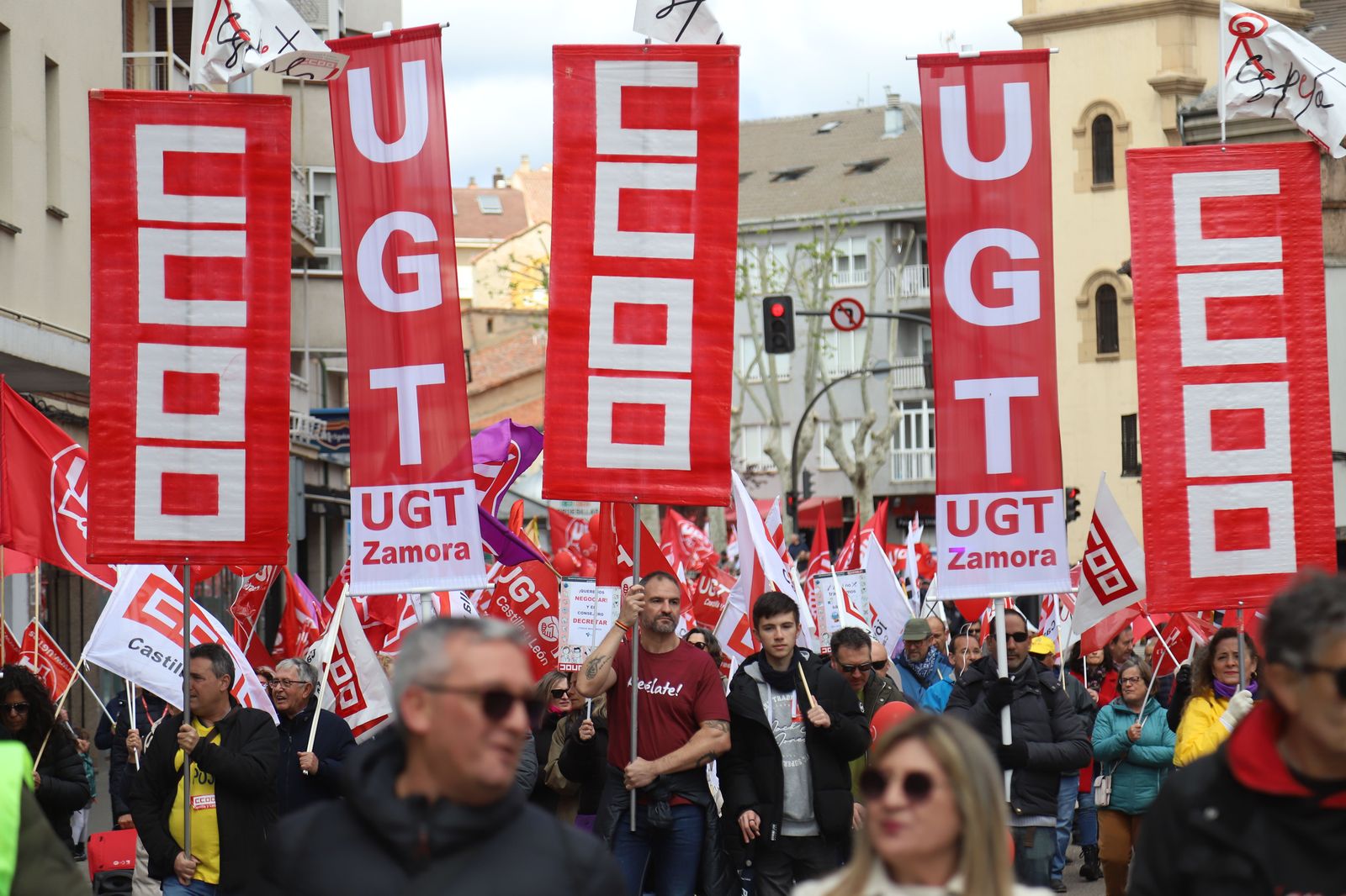 Manifestación 1 de mayo en Zamora 2024 Fotos: María Lorenzo