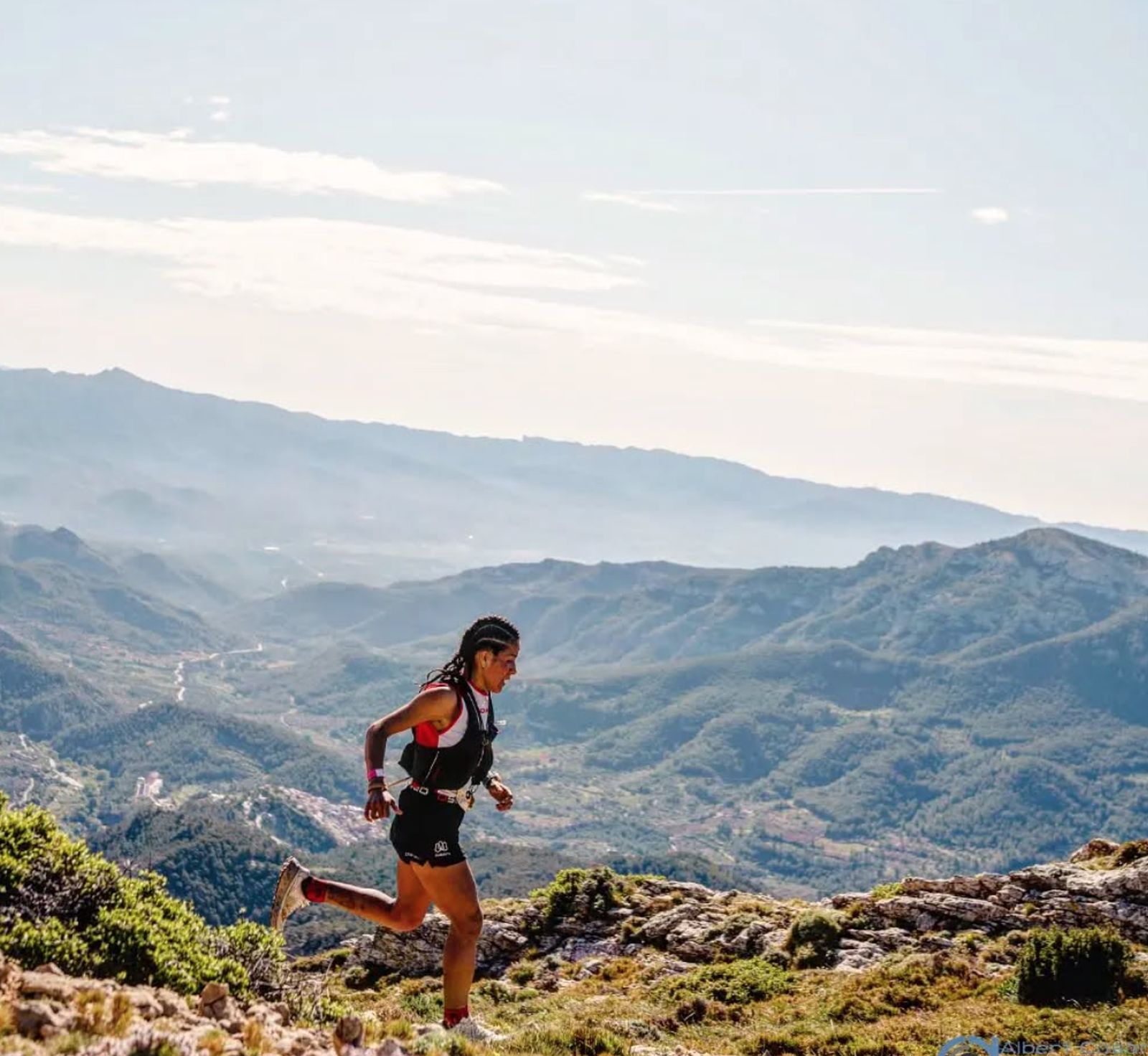 Juanta Montaño en la carrera Trencacims