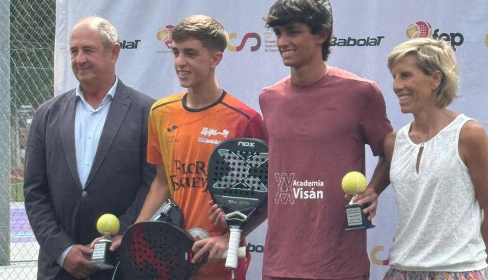 Samu Rivas, campeón de España cadete de pádel