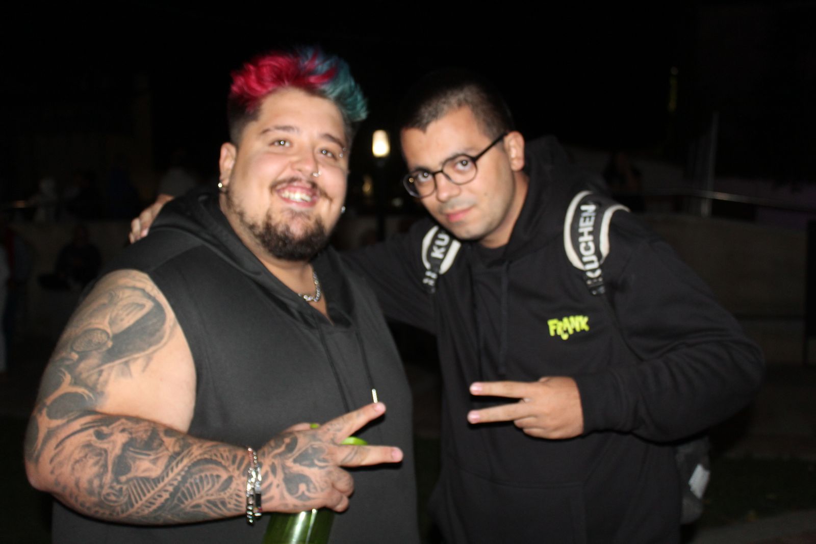 Salamanca de noche, jueves 21 de agosto