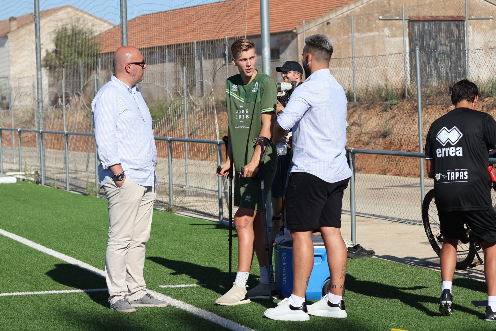 David Alonso Mata, junto a Antonio Paz y Steffan Witmer