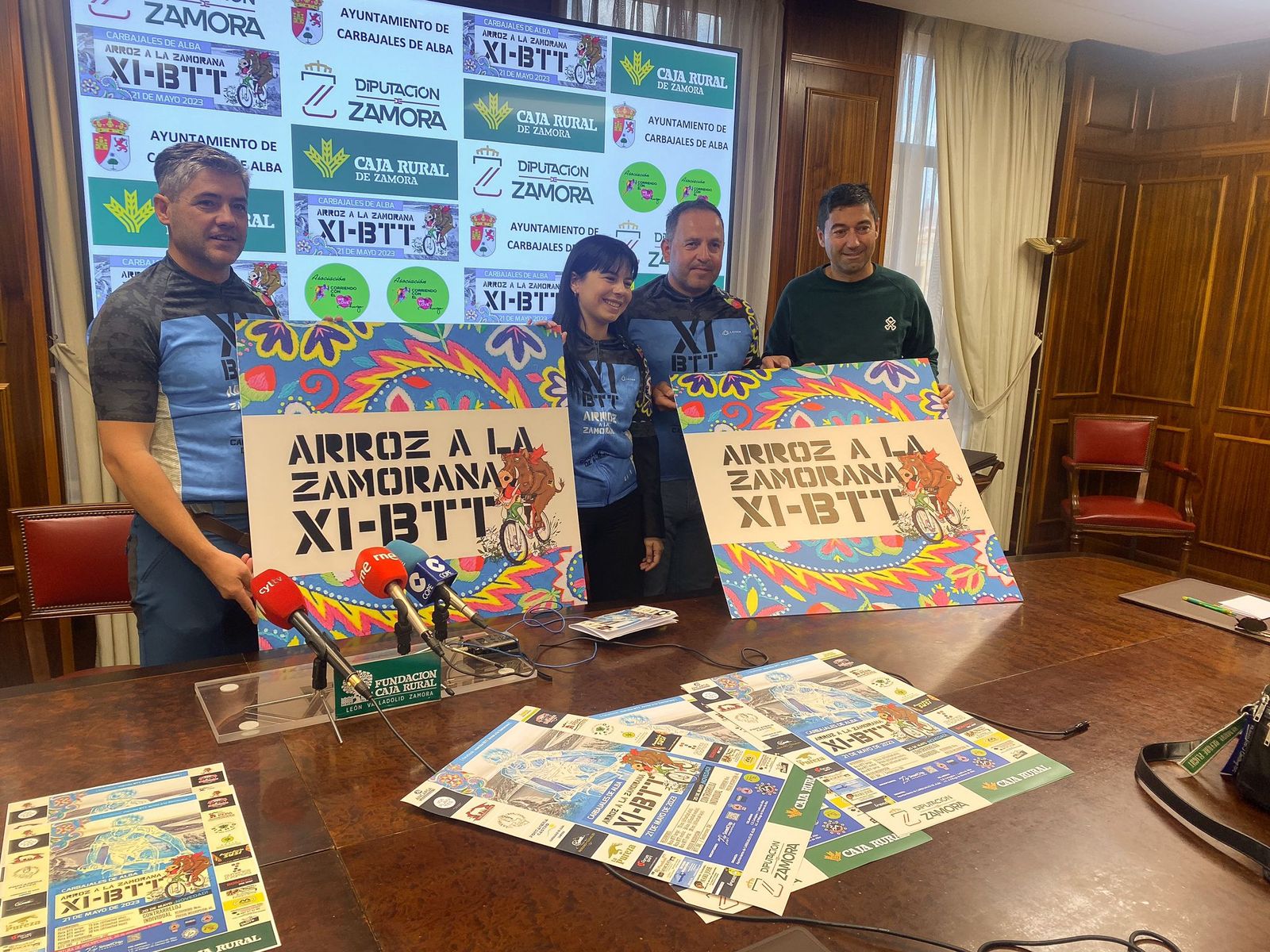 Un instante de la presentación