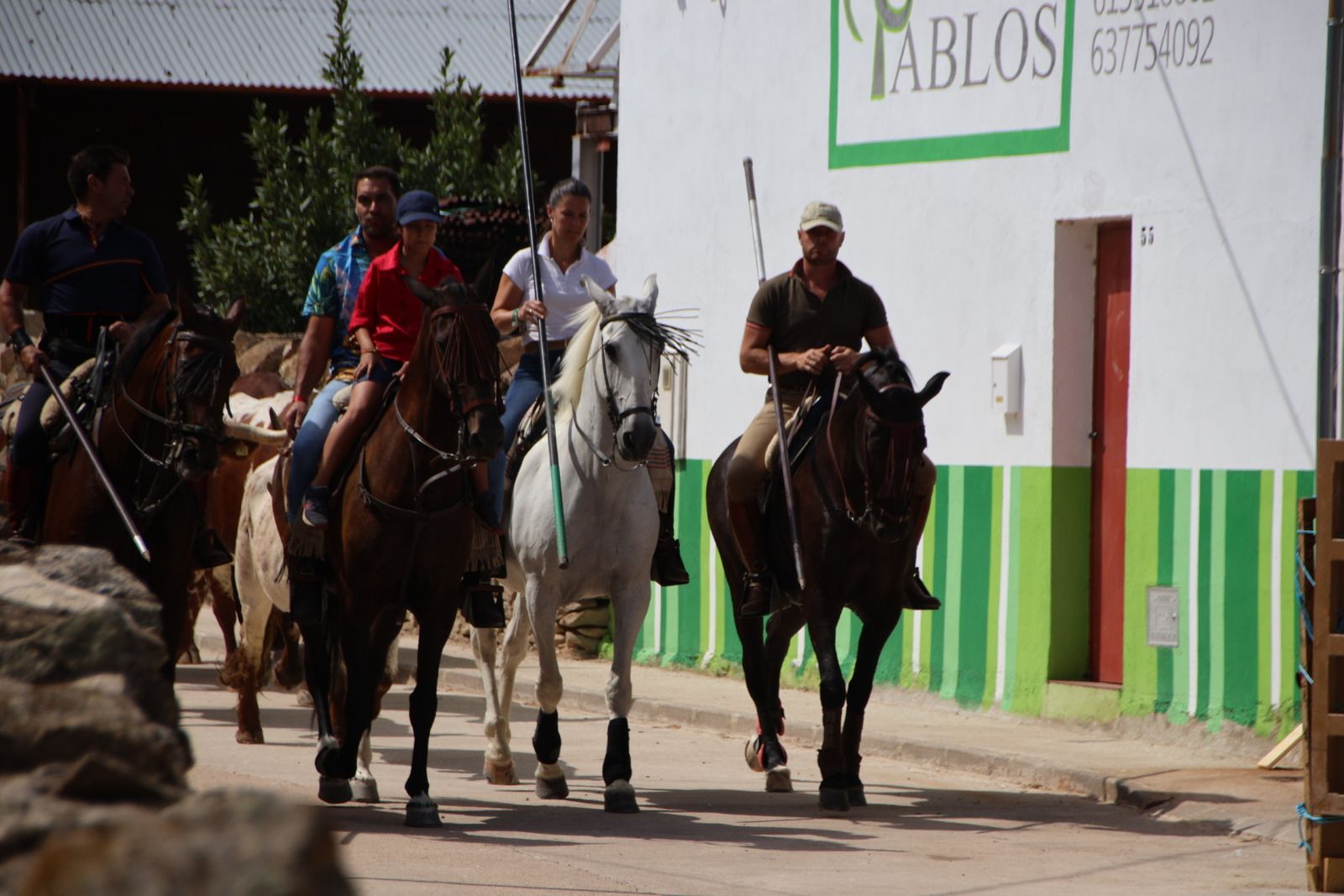 Lumbrales encierro a caballo, dia 2
