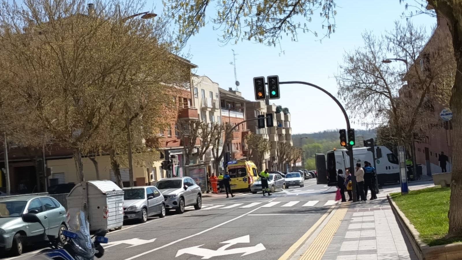 Accidente ambulancia en el camino de las aguas