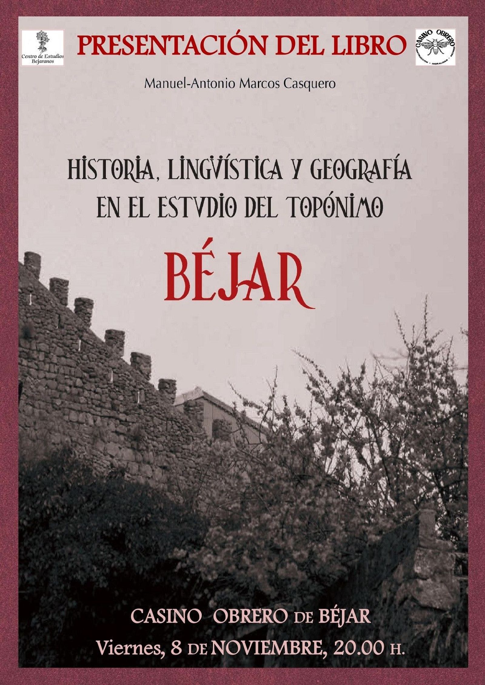 Cartel libro u00b4Bejar