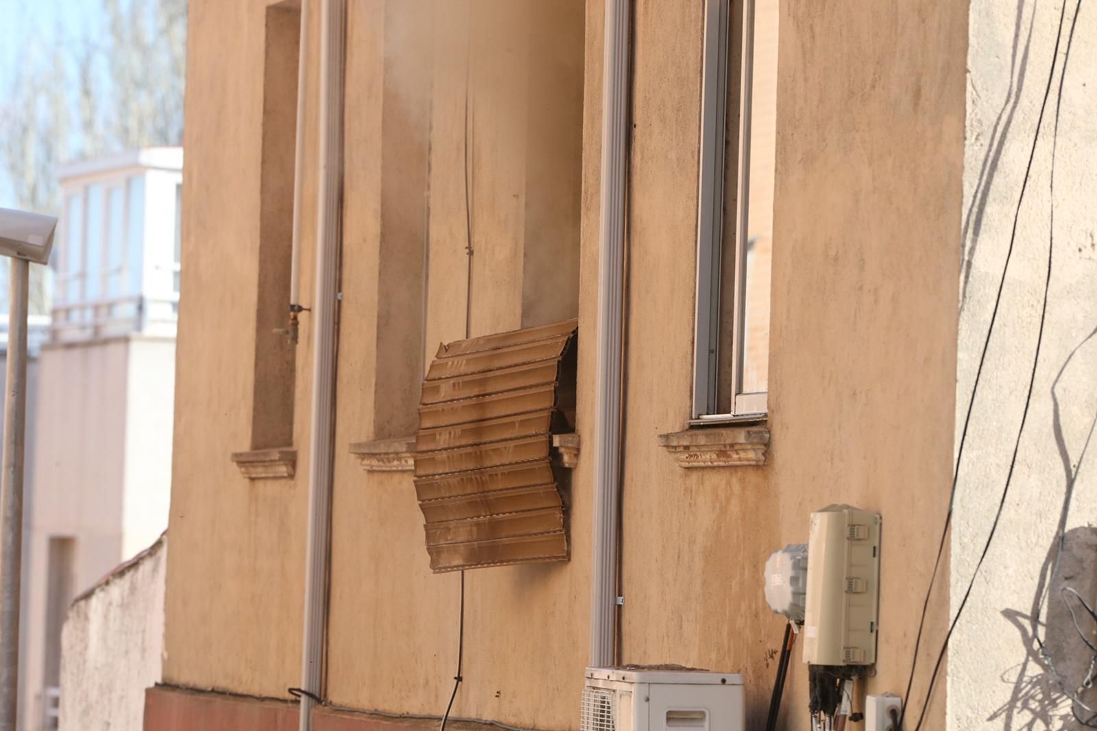 Incendio en una vivienda de la calle San Arcadio / FOTO SALAMANCA24HORAS.COM