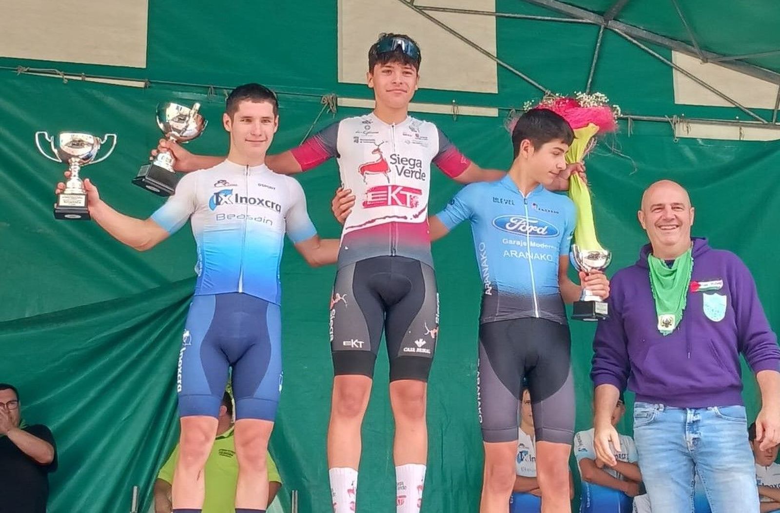 Sergio Felipe Rodrigues (Siega Verde), líder en la Vuelta a Álava