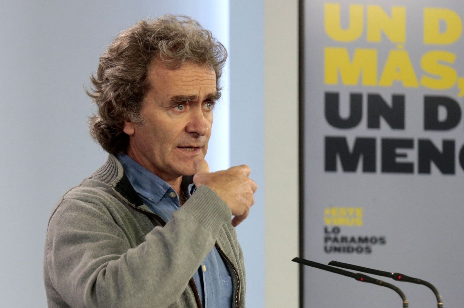 El director del Centro de Coordinación de Emergencias del Ministerio de Sanidad, Fernando Simón