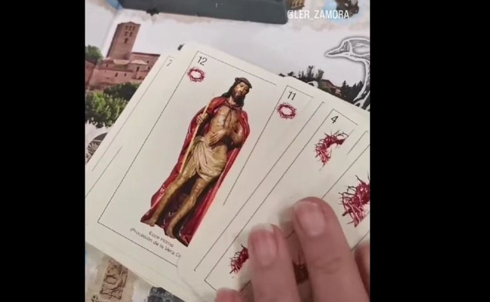 Imagen de la baraja de cartas de la Semana Santa de Zamora