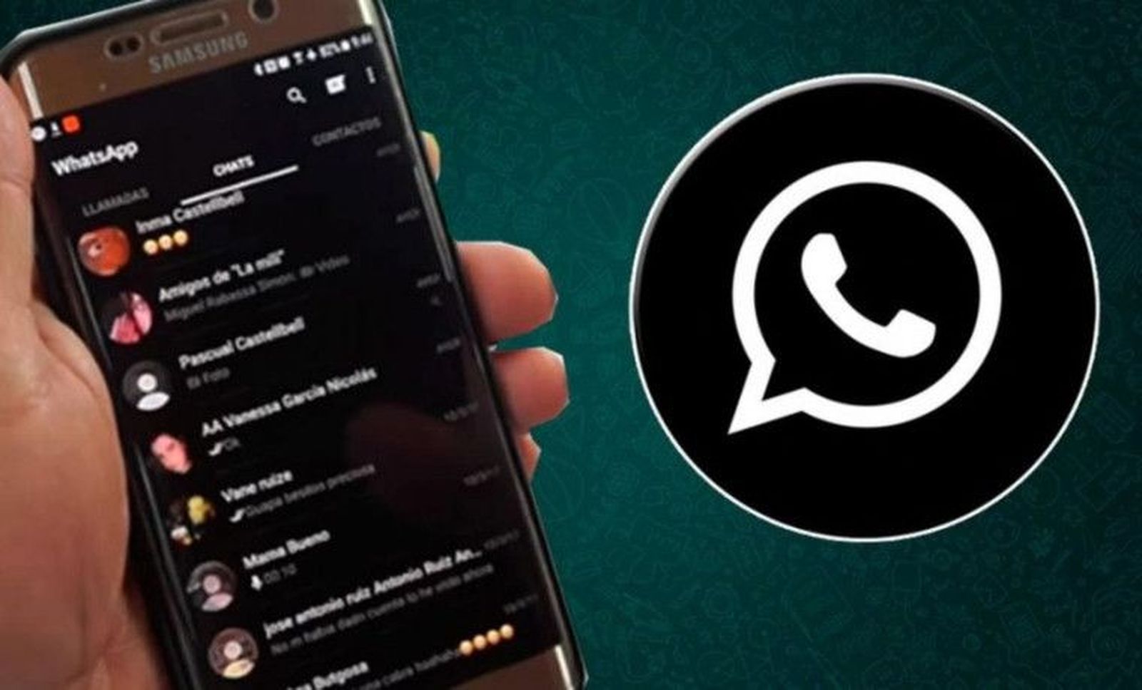 Whatsapp modo oscuro