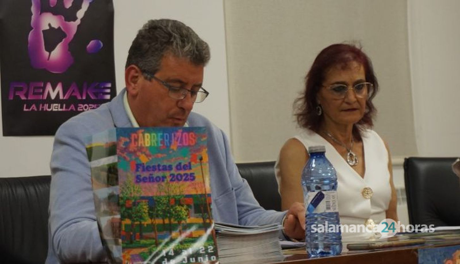 Eulalia Recio y Claudio del Río presentan el programa de fiestas del señor de Cabrerizos (12)