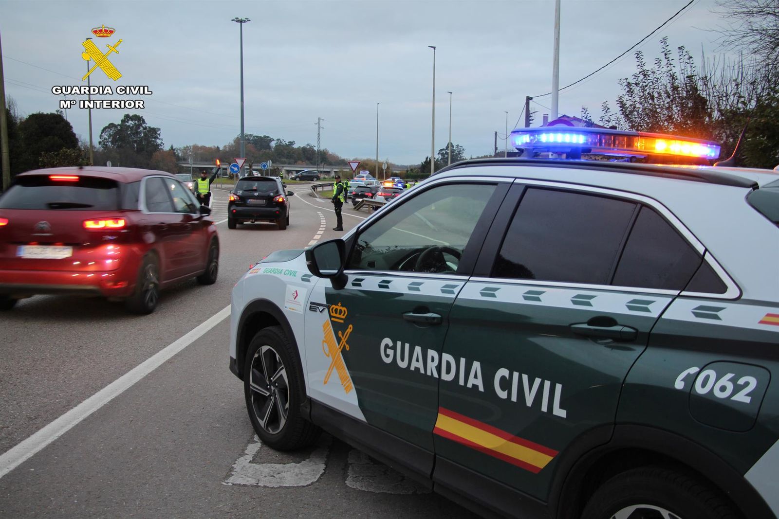 Coche de la Guardia Civil - GUARDIA CIVIL. Foto de archivo